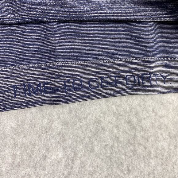 Lululemon Shirt Mens M Deep Navy White Metal Vent Tech Long Sleeve - Picture 6 of 8